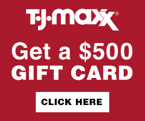 TJ Maxx Gift Card