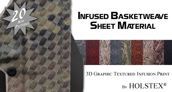 Now Available - 3D Infused Basketweave Sheet Material