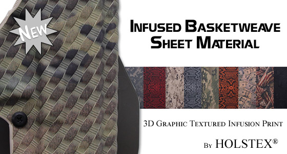 Now Available - 3D Infused Basketweave Sheet Material