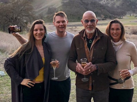  Back in February, Jessy Kate Shingler, Robbie Shingler, Richard and Jolee Miller, toast the Stewardship transition.