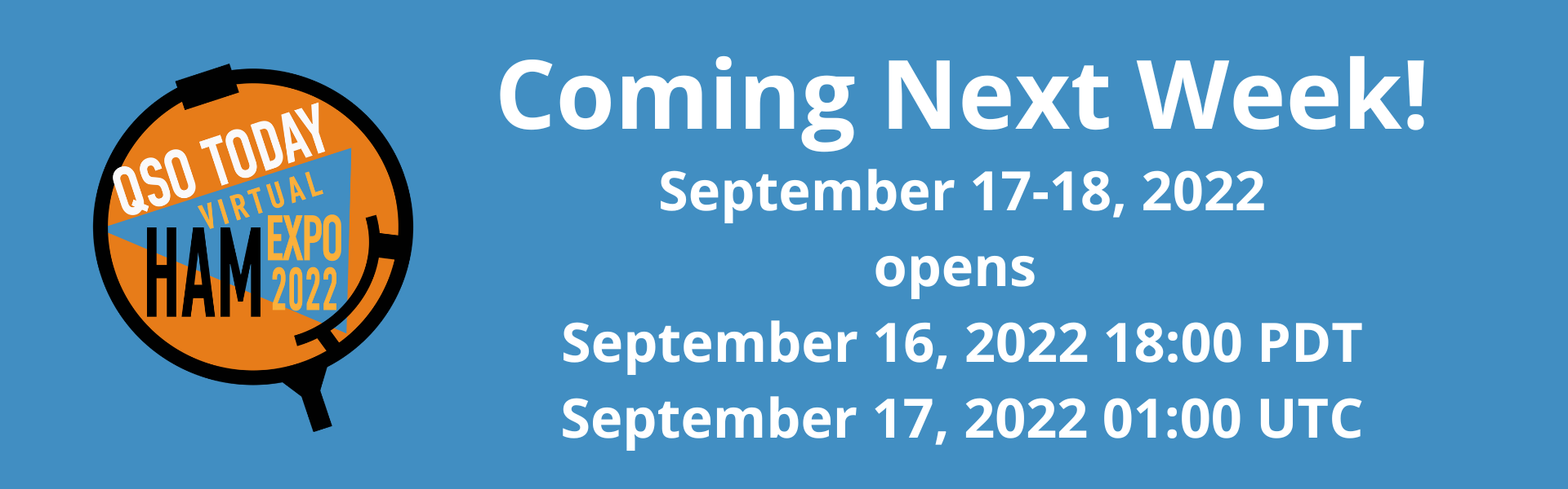 QSO Today Virtual Ham Expo Coming March 12-13, 2022