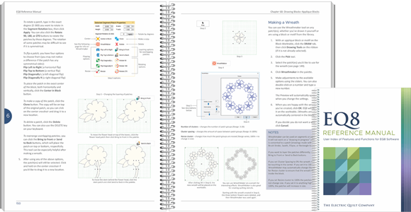 EQ8 Reference Manual This is the ultimate handbook for describing all the EQ8 features, functions, and tools. It gives you the essentials for understanding the software. This book is available as a free PDF from the Help menu in the EQ8 software. It can be opened for reading or downloading to your computer or you can purchase a printed copy. View EQ8 Reference Manual >