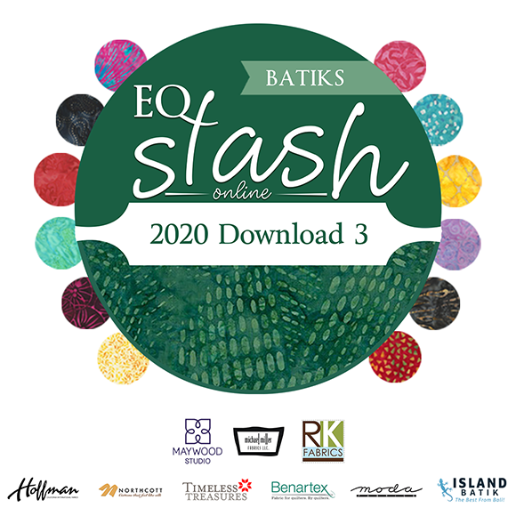 Topic Heading If you like batiks, you'll want to add these 1,000+ fabrics to your EQ! This brand new download of EQ Stash Online features new batiks from top manufacturers! Start designing quilts with these new collections now! EQ Stash Online >