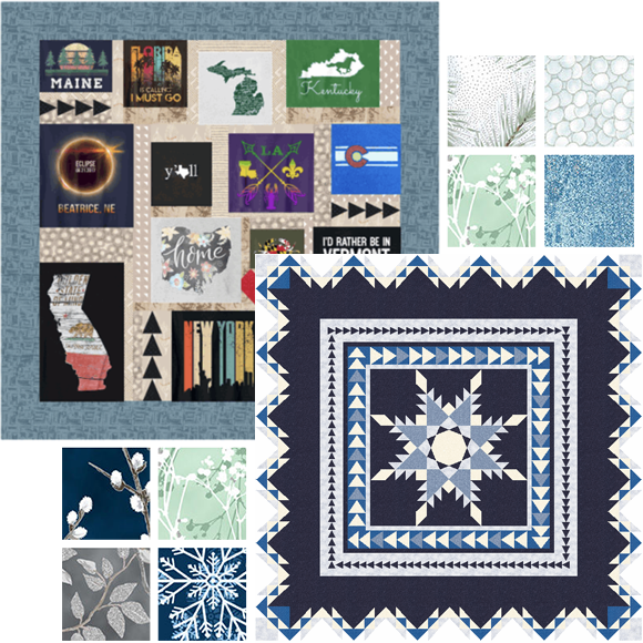 EQ Freebies Don't miss December's free downloads and lesson for EQ8!Project of the Month: Single SnowflakeFabric of the Month: First Snowfall by HoffmanDesign & Discover Lesson: T-Shirt Quilts