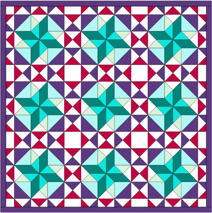 EQ8 Block Spotlight Did you know there are over 6,000 blocks in EQ8?! We pick one each month to feature on the blog and challenge users to design a quilt with it. Here's one by Susan K. Can you guess what the featured block is for July? View Block Spotlight >