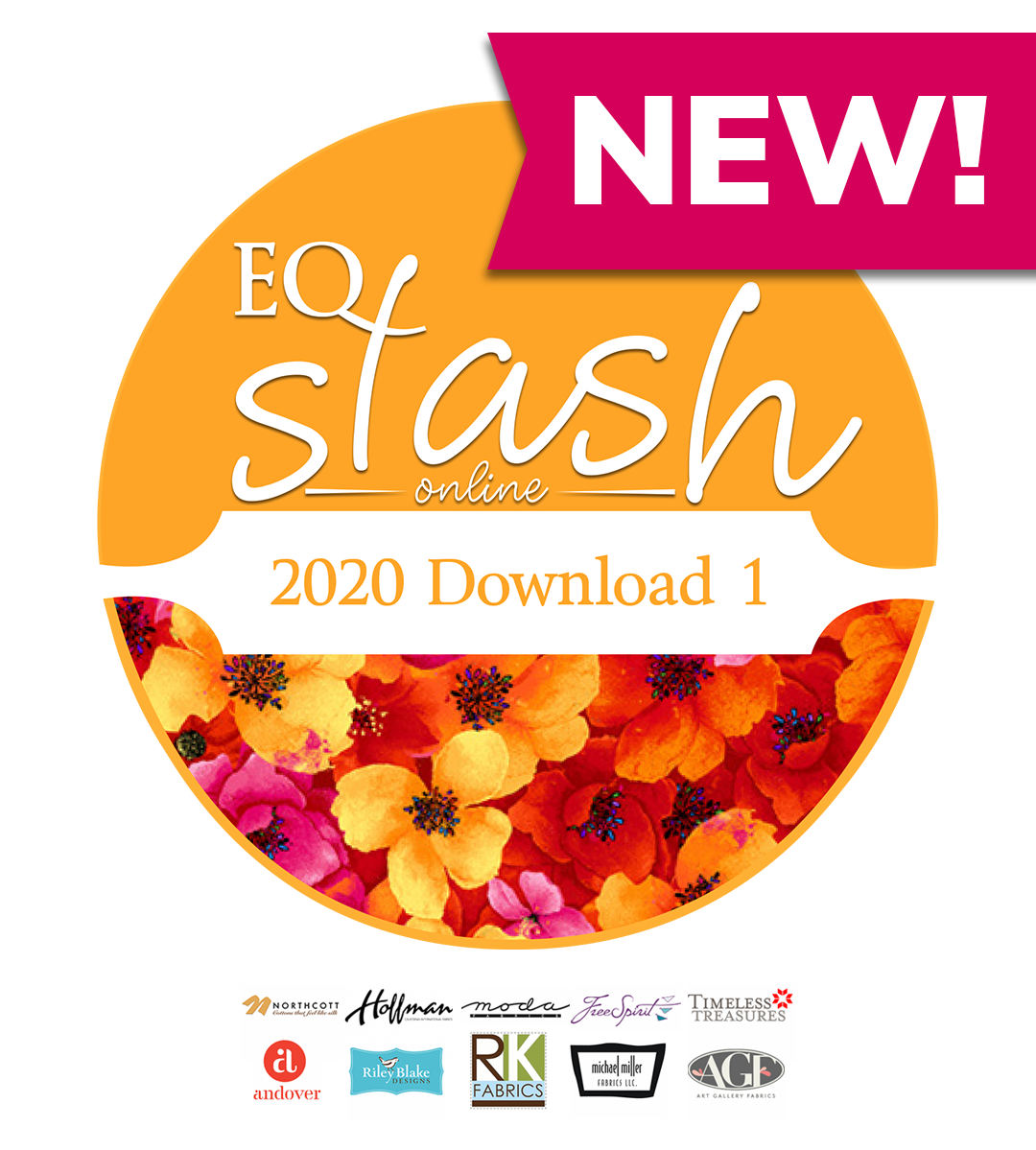 NEW: EQ Stash Online 2020-01 Our first Stash download of 2020 is here! Just download and install! Add over 50 new collections to your EQ Fabric Library from top manufacturers. View the fabrics in this download >