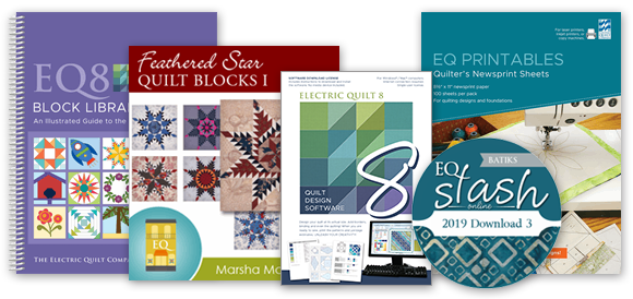 One more day to save 25% at ElectricQuilt.com! Save on EQ8, upgrades, books, add-ons, printable fabric, and newsprint!