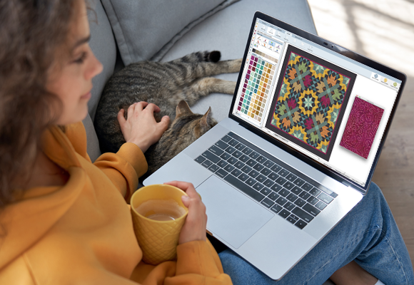 This could be you! 😉 Okay, maybe not exactly... but in the next 10 minutes you could be designing your first quilt in EQ8! Really! Just purchase, download, and install! Want a beginner lesson to get you started? Click here