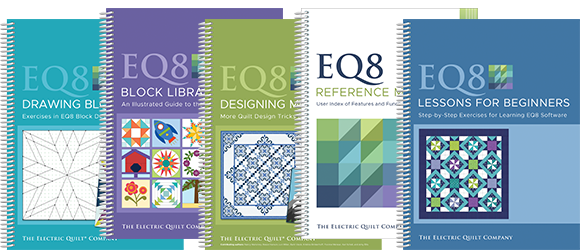 25% Off EQ8 Books Take advantage of all EQ8 can do by mastering the tools and worktables! Learn how to draw blocks, design new types of quilts, import your own fabrics, and so much more! Check the “Which Book to Buy” tab on each book's product page for help choosing the right one for you! View all EQ8 Books >