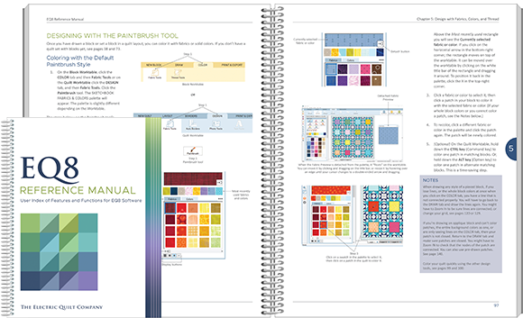 EQ8 Reference Manual This is the ultimate handbook for describing all the EQ8 features, functions, and tools. It gives you the essentials for understanding the software. This book is available as a free PDF from the Help menu in the EQ8 software. It can be opened for reading or downloading to your computer or you can purchase a printed copy. View book >>