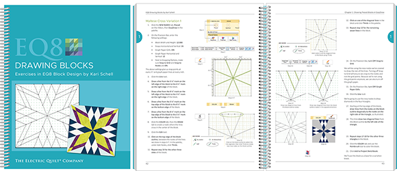 EQ8 Drawing Blocks Draw your own blocks! You'll learn the ins and outs of the different drawing styles (EasyDraw, PolyDraw, and Appliqué) from EQ teacher, Kari Schell! View book >