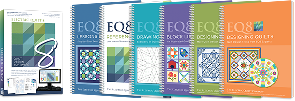 Special Offer: 25% off EQ8 and books! Big sale! Save 25% on EQ8 (including upgrades and the Migration Kit) and all the EQ8 books! Learn to design your favorite quilts in the most user-friendly quilt design software on the market! Design, print, then sew!