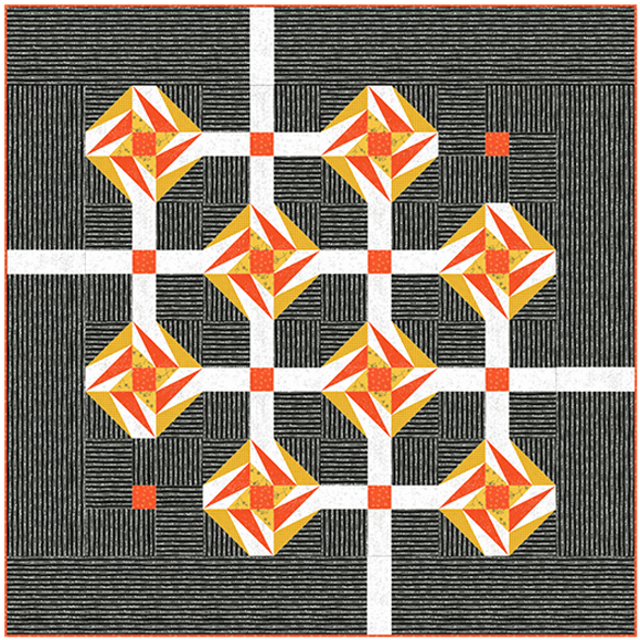 EQ8 Block Spotlight How cool is that quilt?! Do you recognize that block? It's a kaleidoscope block in EQ8 called Comet. See more quilts users have submitted with Comet and design one yourself! View EQ8 Block Spotlight >