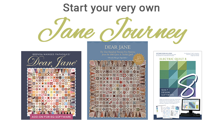 It's never been easier! In just minutes, you could be starting on your own Dear Jane quilt! With the help of the three products above, you'll be well on your way by the end of the weekend! Scroll down to learn more. Use code SAVE25 for 25% off!