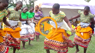 Secondary School girls dancing